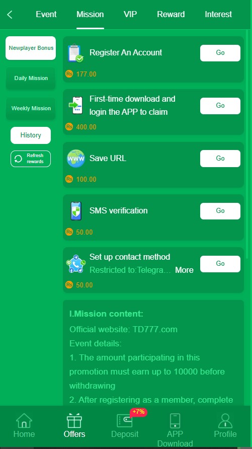 TD777 Game