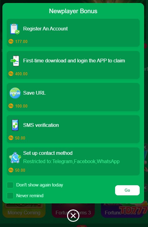 TD777 Game App